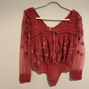 NWOT Free People Body Suit XS